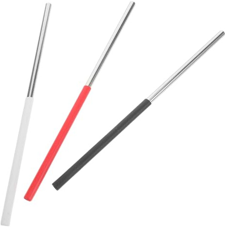 DECHOUS 3 Stück Triangel Schlägel aus Legierung Leichtes Percussion Zubehör für Schlaginstrumente Unterschiedliche Klangfarben Robust und Transportabel