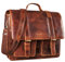 STILORD 'Marius' Sac de Professeur d'Enseignant en Cuir Sac d'École Grand Porte-Documents d'affaires Épaule Compartiment pour PC Portable, Couleur:Kara - Cognac