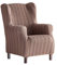 Martina Home Sesselhusse, elastisch Ohrensessel 33x42x8 cm braun