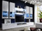 ASM TV-Schrank, Wandmontage, Dorade, L 100 cm, 5 Elemente, Weiß
