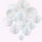 EASY JOY White Party Decorations Hanging Tissue Pom Poms White Honeycomb Balls Hanging Paper Fans Lanterns for Wedding Engagement Birthday Baby Bridal Shower Party Decor