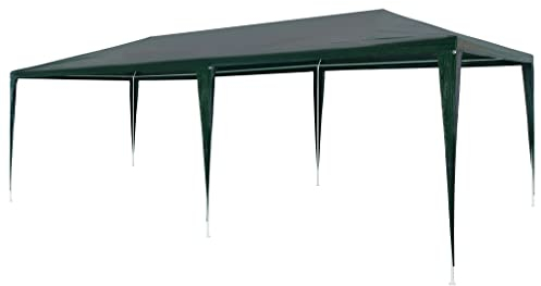 vidaXL Partyzelt 3x6m PE Grün Gartenzelt Garten Pavillon Festzelt Bierzelt