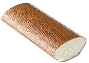 uPVC Plastic Quadrant Trim - Window/Tile Beading -13mm x 1m Length x 5 Pack - Golden Oak