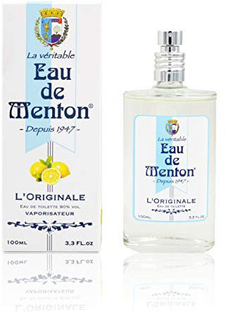 Eau de Menton – Zitronen Eau de Toilette – Natürlicher Veganer Unisex Duft mit mediterranen Zitrusnoten – Leichte Frische – Traditionell – 100 ml