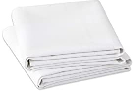 Flannel Protector Pad，100％ Waterproof Mattress Protector Pad, One Size, 34 X 54-2Pack