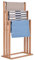 RELAX4LIFE Handtuchhalter stehend edelstahl, Handtuchständer freistehend, Badehandtuchhalter mit 3 Handtuchstangen, Handtuchleiter bis zu 30 kg belastbar, Platzsparend, Bambus, 46 x 24 x 82,5cm, Natur