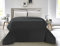 Banzaii Trapuntino, Copriletto Primaverile Estivo Matrimoniale 250x260 Grigio Scuro/Nero Made in Italy