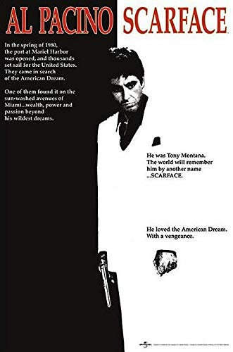 Pyramid SCARFACE KUNSTDRUCK ART PRINT ONE SHEET POSTER