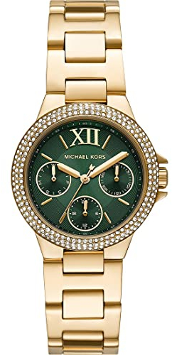 Michael Kors - Camille Analogue Quartz Watch with Gold Stainless Steel Strap for Women MK6981