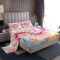 Bettwäsche mit Sonne und Mond, Sterne, Mond, Rosa, Blau, Pastellfarben, Batikmuster, Spannbetttuch, Sternbilder, Bettlaken-Set für Kinder, Mädchen, Teenager, Frauen, Zimmer, niedliche Ästhetik,