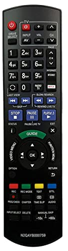 Aurabeam Ersatz Fernbedienung kompatibel mit Panasonic DMR-EX97C Blu-Ray Player