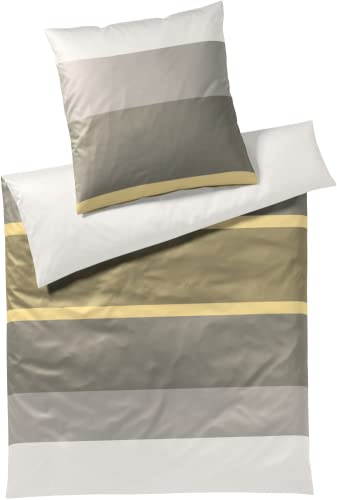 Joop! Mako-Satin-Bettwäsche-Garnitur 4095 Mood Farbe Desert Größe 135x200cm+40x80
