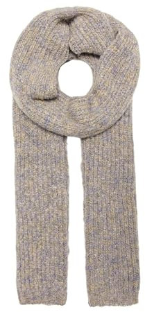 ONLY Damen Onlfreya Knit Scarf Acc Schal, Pearl/Detail:MULTI MELANGE, Einheitsgröße EU