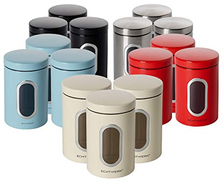 ECHTWERK Vorratsdose 3er Set, Farbe:Lightblue