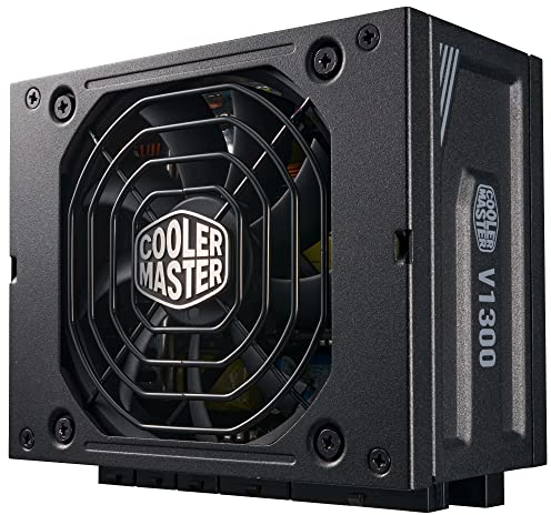 Cooler Master V 1300 SFX Platinum – Fuente de Alimentación 1300W 80 Plus Platinum (230V) Totalmente Modular, Compatible Mini-ITX/ATX, Soporte ATX 3.0, Ventilador Silencioso FDB 92mm, 10 Años Garantía