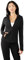 Yogalicious Ultraweiche, leichte Damen-Yoga-Jacke mit durchgehendem Reißverschluss und Taschen, Schwarz (Black Lux), XX-Large