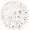 PARTY PARTY 16 Stück Pappteller Motiv Sprinkles Rot-Blau, Terrazzo, Ø 23 cm, ideal für Geburtstag, Kindergeburtstag, Veranstaltung