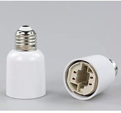 YSJJZRL E14/E27/B22/GU10/G24/E40 douille rallonge lampe ampoule douille rallonge support de lampe adaptateur (10 pièces,E27 à G24)