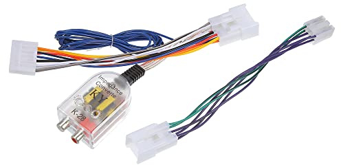 A ABSOPRO Subwoofer Verstärker Konverter Für Toyota Corolla 87-17 1 Set | Für Toyota Camry 87-17, RAV4 96-16; Für Subaru Outback 12-17, WRX 16-17; Plastik, Vielfarbig, RCA