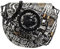 Just Cavalli Logoprint Lock, Umhängetasche, Schultertasche, Schwarz-Weiß