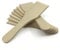 Gravidus Racletteschieber Raclettespachtel Holzschaber Set Buchenholz 13 cm (8 Stück)
