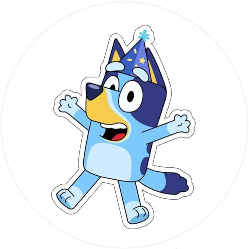 Fondant Tortenaufleger Tortenbild Geburtstag BLUEY K 8