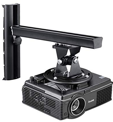 Projektor für Decke oder Wand, Wandhalterung, 360 ° drehbar, Universal-Tablett, Set-Top-Box-Projektor-Deckenhalterung, kann angehoben und eingefahren Werden, nur Halterung (Farbe: Standard)