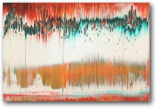Orjdjz Wxkbl Gerhard Richter Poster《Fuji 1996》Leinwand Wandkunst Gerhard Richter Drucke Gerhard Richter Gemälde Gerhard Richter Bild Home Decor 50x70cm Ohne Rahmen