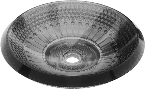 Mexen 24064570 Heba Aufsatzwaschbecken aus Glas, Black