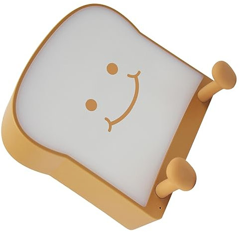 Alipis Toast Lampe Nachtlicht Für Dimmbar Und Usb Aufladbar Nachttischlampe Für Babyzimmer Und Kinderzimmer Verspielt Und Praktisch Für Sanftes Licht Beim Stillen