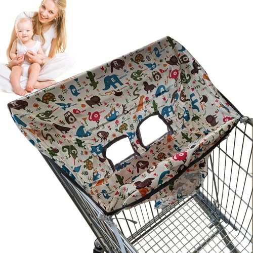 Einkaufswagen für Babys, niedlicher Einkaufswagen, leicht anzubringender Kindersitzschutz, Staub für Kleinkinder, oder Mädchen für Einkaufswagen, Restauranthochstühle