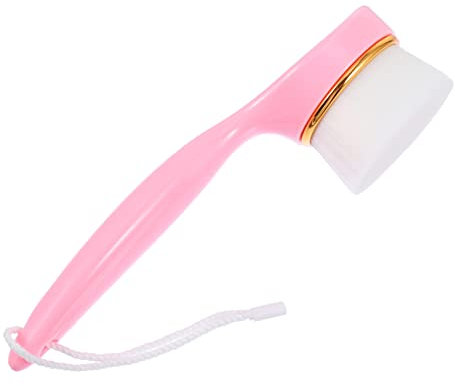 Gesichtsbürste Tiefenreiniges Gesichtswasser Sanftes Gesicht Massagegerät Handwäscher Massage-tools Sauberes Gesichtswasser Schrubben Gesichtspeelingbürste Gesichts- Plastik Rosa CRILSTYLEO