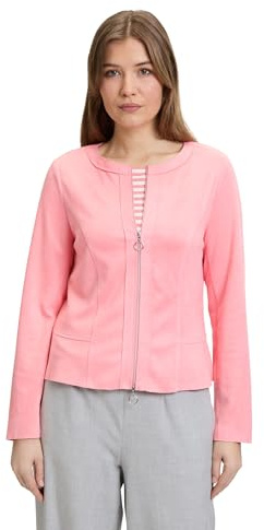 Betty Barclay Damen Blazer-Jacke mit Reißverschluss Flamingo Pink,48