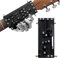 Omuotaut Gitarren-Akkordspieler, Akkordtrainer, Lernsystem mit Gitarrendiagramm, Lehrpraxis, Zubehör für Anfänger, Geschenke, Schwarz