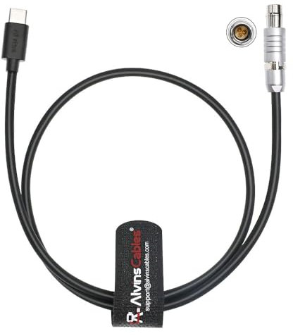 Alvin's Cables Steuerkabel für ARRI Alexa| RED DSMC2 Kamera, für DJI Focus Pro, Typ-C USB-C auf RS 3 Pin Steuerkabel 60 cm