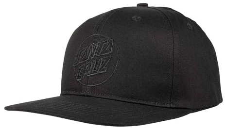 Santa Cruz Tonal Dot Snapback Cap - Schwarz, Schwarz , Einheitsgröße