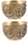 GALPADA Bronce Taza De Te Taza Para Té Taza De Té De Patrón Antiguo Bebidas Vintage Taza Taza Tetera Antigua Contenedor De Agua Taza De Jugo De Metal Vaso De Té Cobre 2 Piezas X 4