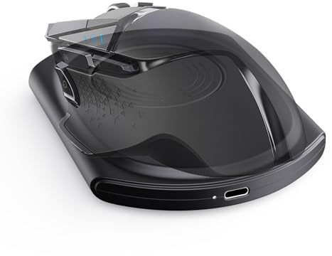 Mouse Mover Jiggler, Automatic Mouse Mover - Silent Ultra Thin Vibration Pad for Computer Mouse Mover | Driver-free Productivity Gadgets, Mouse Shaker/Wiggler for Laptop Computer, Holds