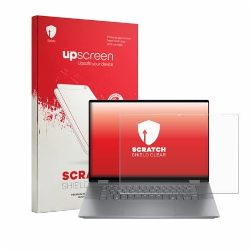 upscreen Schutzfolie für HP OmniBook X Flip 2-in-1 AI 16-cc0796ngx – Made in Germany, Kristall-klar, Kratzschutz, Anti-Fingerprint
