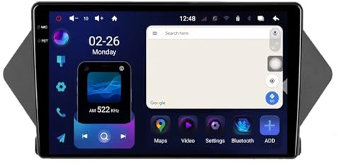 Autoradio mit Bildschirm Bluetooth für Honda Acura MDX YD2 2 2006-2013 Touchscreen, OTA-Updates, Airplay, Super Link, GPS Navigation, Siri &G00Gle, Bt-Audio, 4 Kern 1G+16G