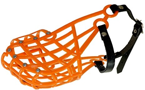 Don Pare Maulkorb Modell 103 Trainings- Und Transportmaulkorb Für Mittelgroße Hunde Mit Schmalem Kopf Whippet In Orange Auch Rennmaulkorb und Coursingmaulkorb