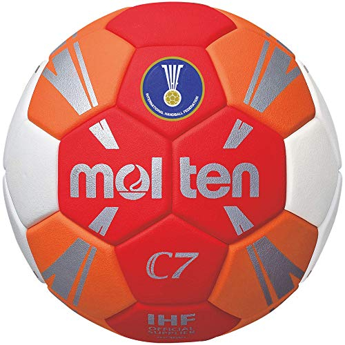 Molten C7 Trainingsball rot/orange/weiß/Silber 2, H2C3500-RO