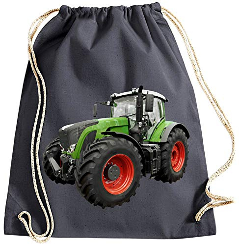 Blackshirt Company Traktor Turnbeutel Schlepper Rucksack Sportbag Farbig Farbe Grau
