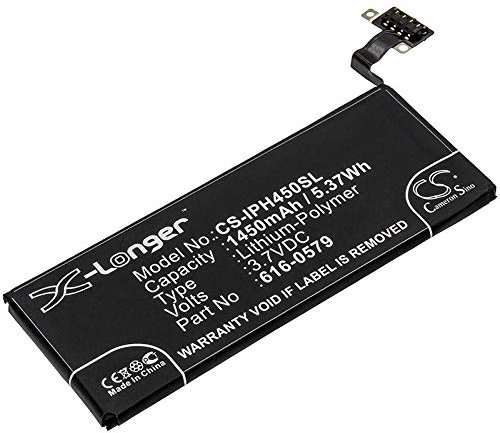 CS-IPH450SL Akku 1450mAh Kompatibel mit [Apple] A1387, A1431, iPhone 4S, iPhone 4S 16GB, iPhone 4S 32GB, iPhone 4S 64GB, MC918LL/A, MC919LL/A, MC920LL/A, MC921LL/A, MD269LL/A, MD276LL/A, MD277LL/A, M