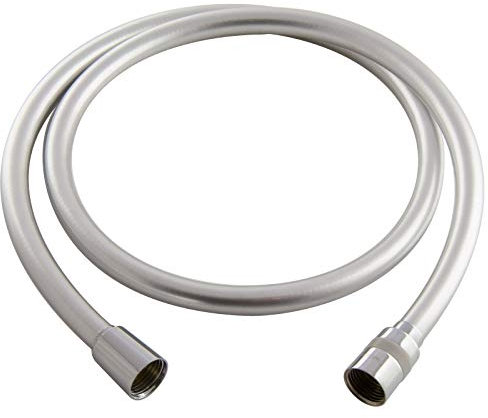 PaulGurkes Brauseschlauch Drehkonus 175cm Duschschlauch silber Kunststoff 1,75m chromeline silver