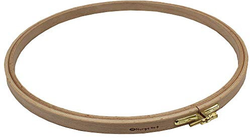 Nurge Stickring aus Holz, Kreuzstich, 310 mm x 16 mm, #8