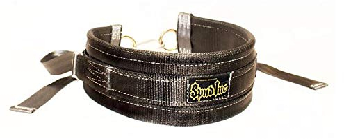 Spud, Inc. Gürtel Kniebeugengürtel Groß Verstellbar Schwarz Gürtel für Gewichtheben, Krafttraining und Powerlifting