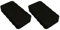 Whiteboard-Löscher Schwamm magnethaftend (1 x, Schwarz/Black, 2)