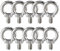 Lot de 10 vis à œil M8 en acier inoxydable 304