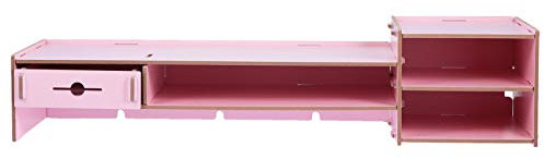 NUOBESTY Monitor Elevated Stand Computer Screen Riser Storage Box for Office Desk Desktop Monitor Stand